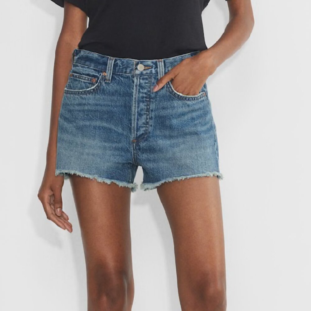 Aritzia Denim Forum The Ex-boyfriend Hi-rise Denim Short - Picture 1 of 6